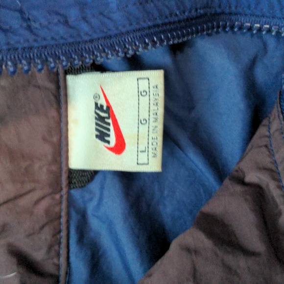 Nike Men's Size Large Vintage Blue Windbreaker Jacket (Please Read) - Picture 2 of 11